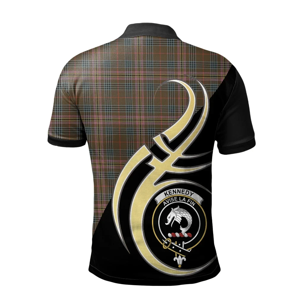 Kennedy Weathered Clan Believe In Me Polo Shirt