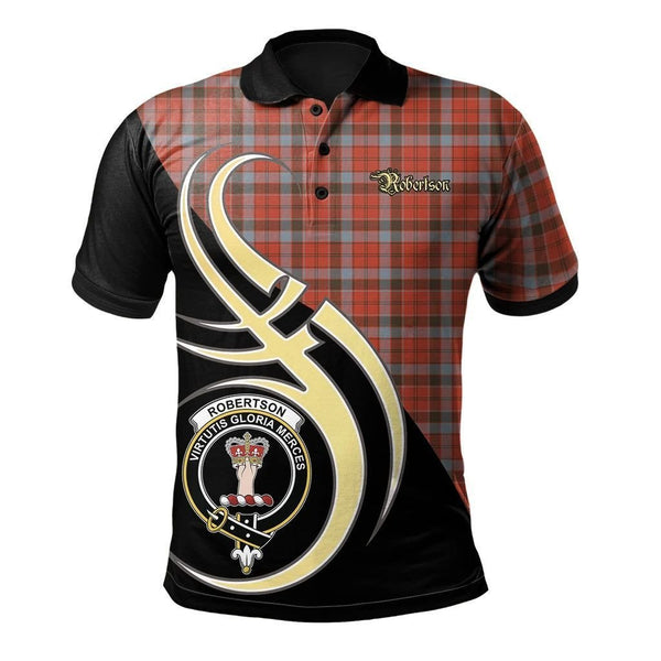 Robertson Weathered Clan Believe In Me Polo Shirt