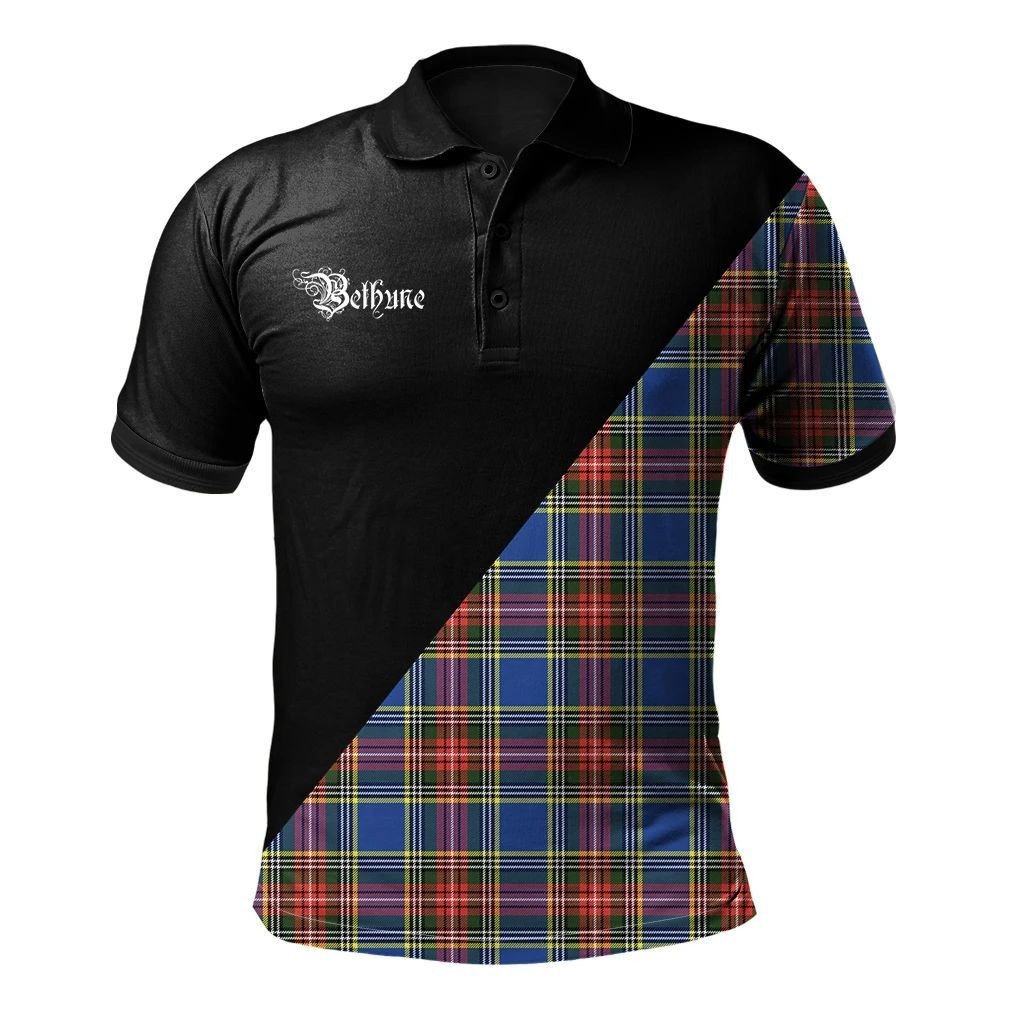 Bethune Clan Military Logo Polo Shirt