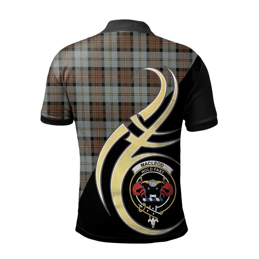 MacLeod of Harris Weathered Clan Believe In Me Polo Shirt