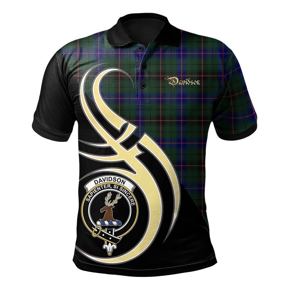 Davidson Modern Clan Believe In Me Polo Shirt