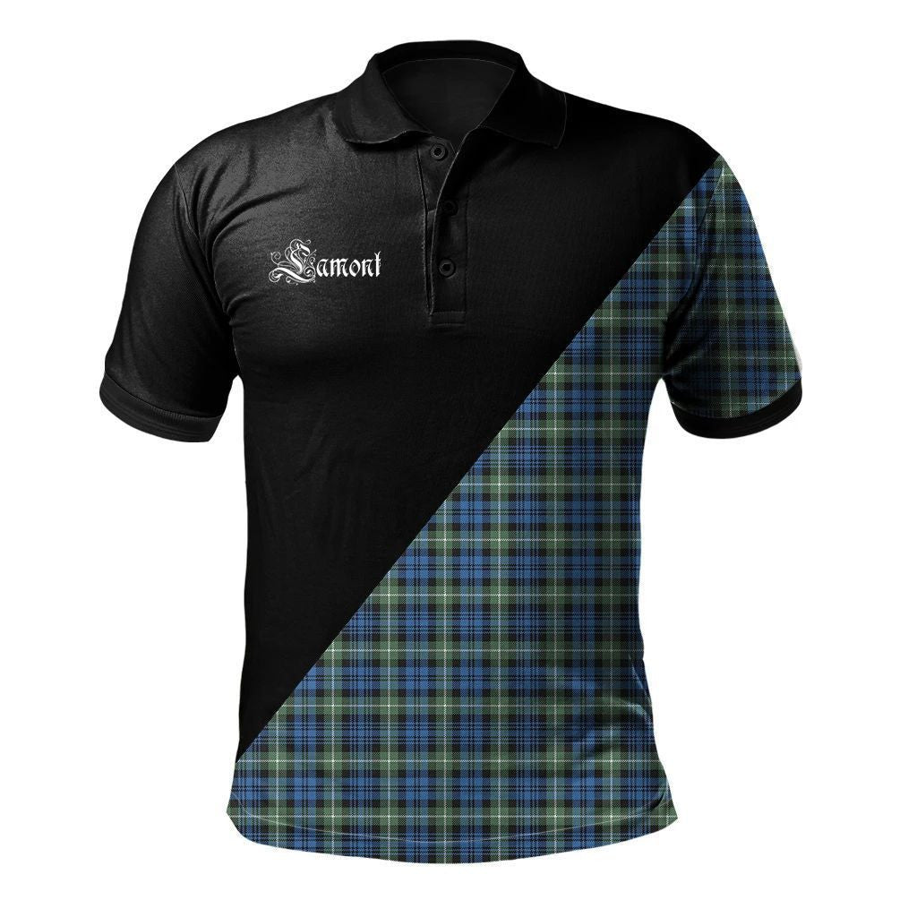 Lamont Ancient Clan Military Logo Polo Shirt