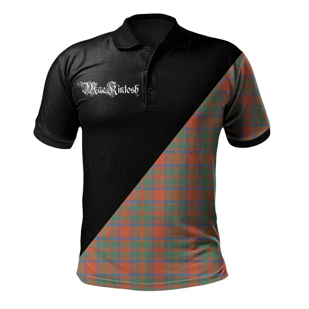 MacKintosh Ancient Clan Military Logo Polo Shirt