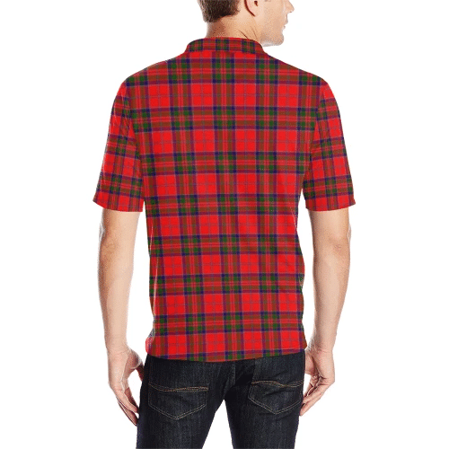 MacGillivray Modern Clan Polo Shirt, Scottish Tartan MacGillivray Modern Clans Polo Shirt