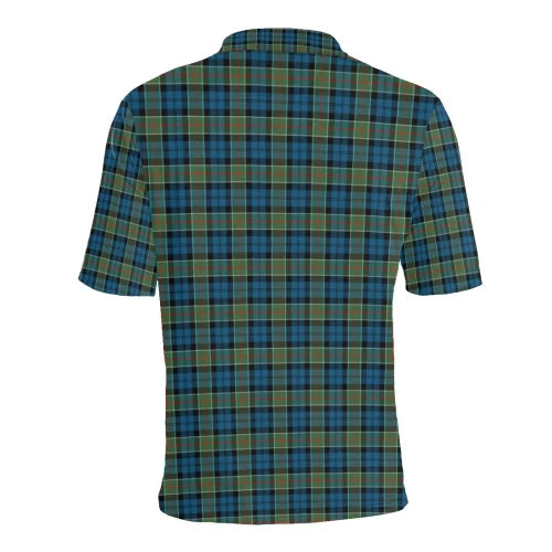 Colquhoun Ancient Clan Polo Shirt, Scottish Tartan Colquhoun Ancient Clans Polo Shirt