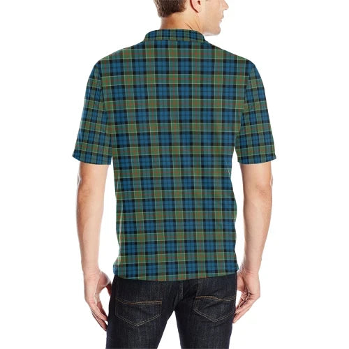 Colquhoun Ancient Clan Polo Shirt, Scottish Tartan Colquhoun Ancient Clans Polo Shirt