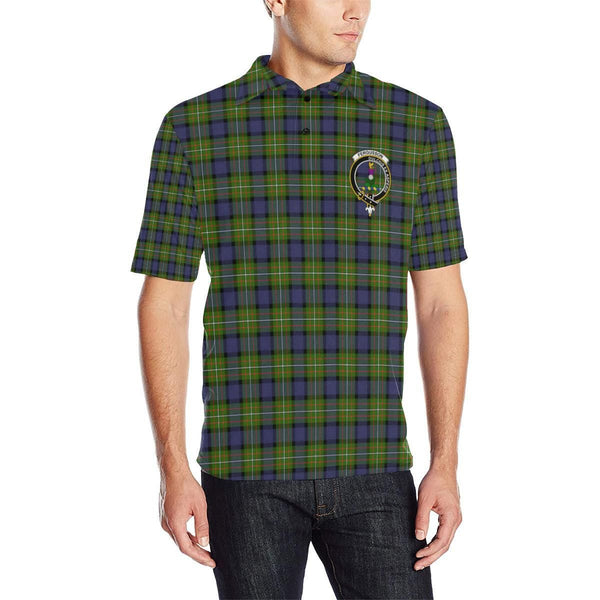 Fergusson Modern Tartan Clan Badge Polo Shirt