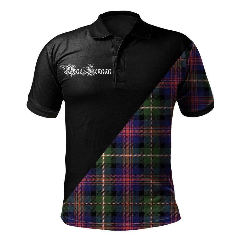 MacLennan Clan Military Logo Polo Shirt