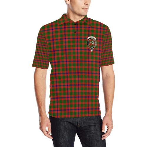 Skene Modern Tartan Clan Badge Polo Shirt