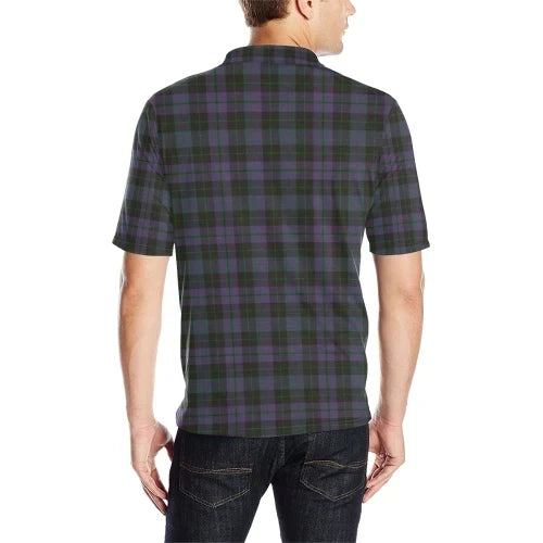 Clergy Green Clan Polo Shirt, Scottish Tartan Clergy Green Clans Polo Shirt