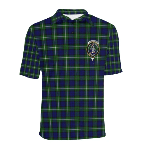 Bannerman Clan Polo Shirt, Scottish Tartan Bannerman Clans Polo Shirt Badge Style