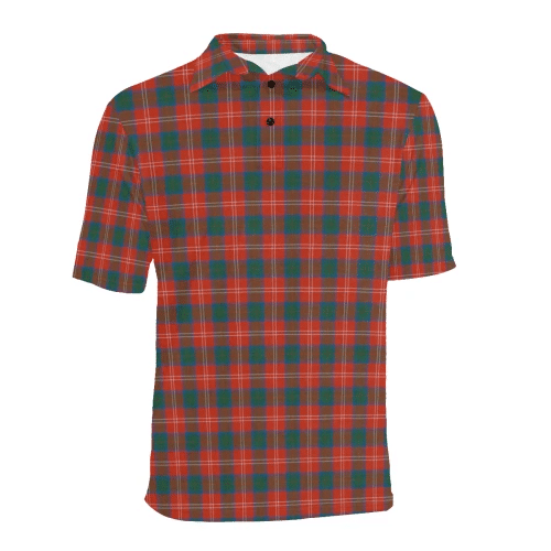 Chisholm Ancient Clan Polo Shirt, Scottish Tartan Chisholm Ancient Clans Polo Shirt