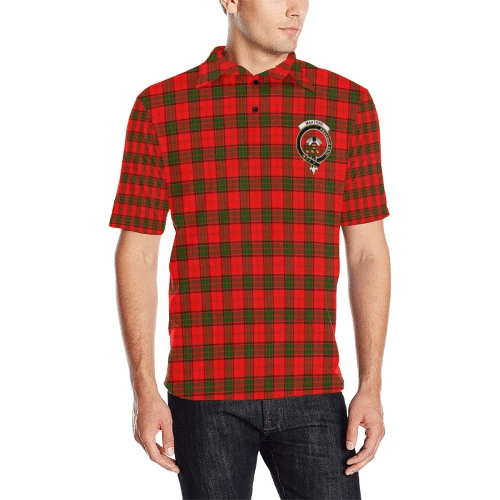 Maxtone Tartan Clan Badge Polo Shirt