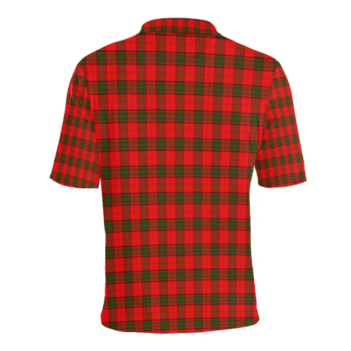 Maxtone Clan Polo Shirt, Scottish Tartan Maxtone Clans Polo Shirt Badge Style