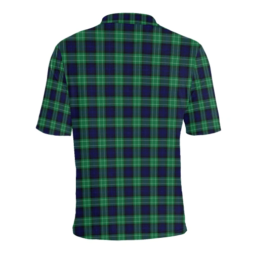 Abercrombie Clan Polo Shirt, Scottish Tartan Abercrombie Clans Polo Shirt