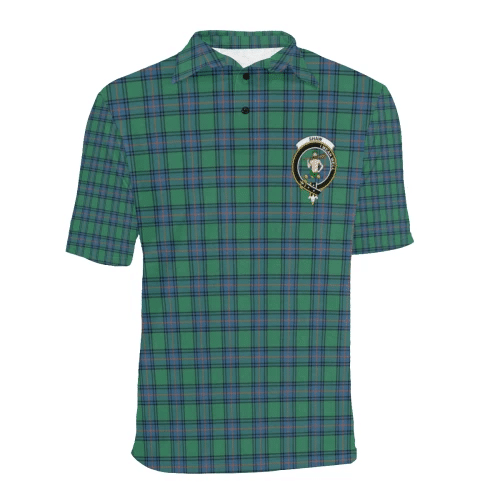 Shaw Of Sauchie Clan Polo Shirt, Scottish Tartan Shaw Of Sauchie Clans Polo Shirt Badge Style