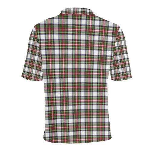 Stewart Dress Modern Clan Polo Shirt, Scottish Tartan Stewart Dress Modern Clans Polo Shirt