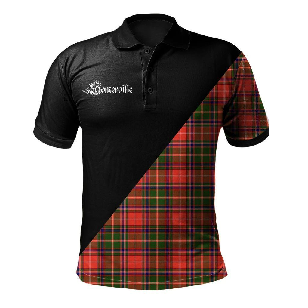 Somerville Modern Clan Military Logo Polo Shirt