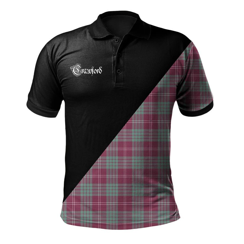 Crawford Ancient Clan Military Logo Polo Shirt