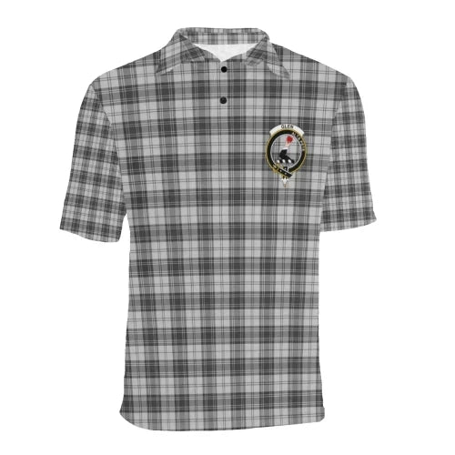 Glen Clan Polo Shirt, Scottish Tartan Glen Clans Polo Shirt Badge Style