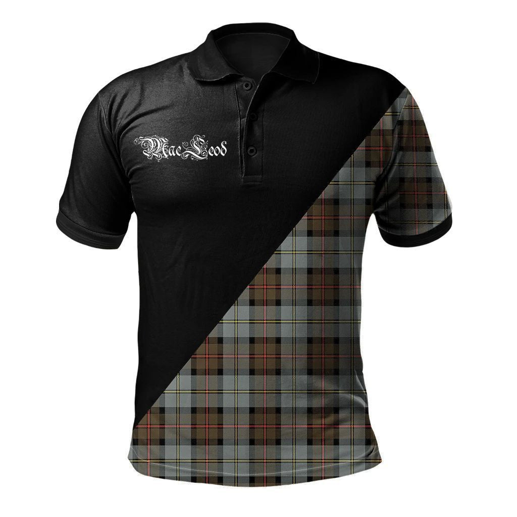 MacLeod of Harris Weathered Clan Military Logo Polo Shirt