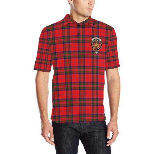 Macgillivray Modern Tartan Clan Badge Polo Shirt