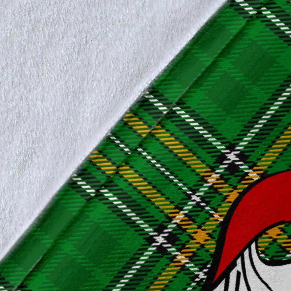 McTiernan or Kiernan Ireland Blanket Irish National Tartan