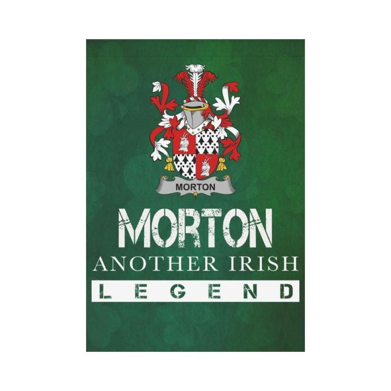 Irish Garden Flag, Morton Family Crest Shamrock Yard Flag