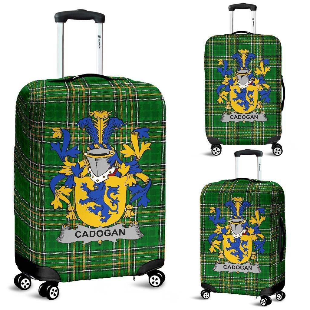 Cadogan Family Crest Ireland Luggage Covers Irish National Tartan