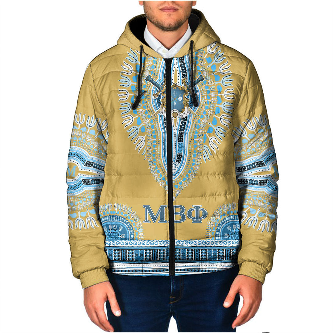 Clothing - Mu Beta Phi Dashiki  Hooded Padded Jacket A35