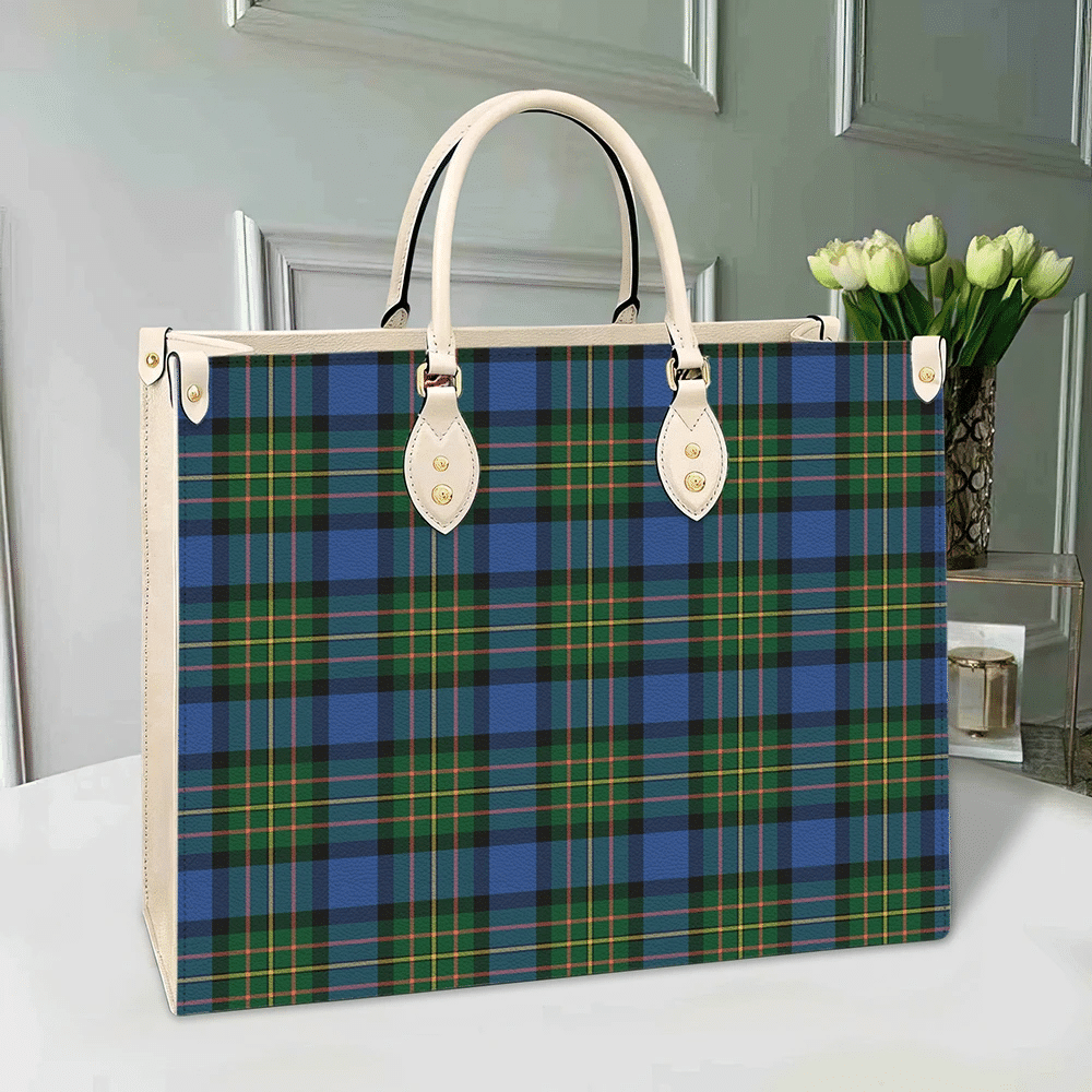 MacLaren Ancient Tartan Leather Bag