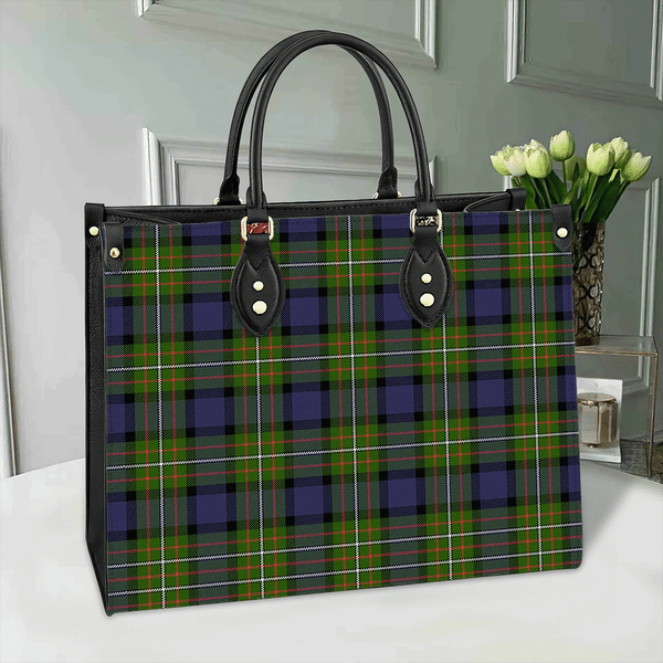 Fergusson Modern Tartan Leather Bag