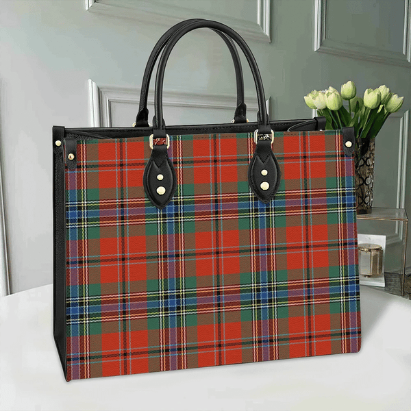 MacLean of Duart Ancient Tartan Leather Bag