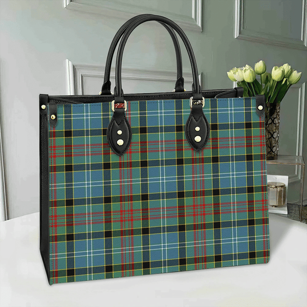 Paisley District Tartan Leather Bag