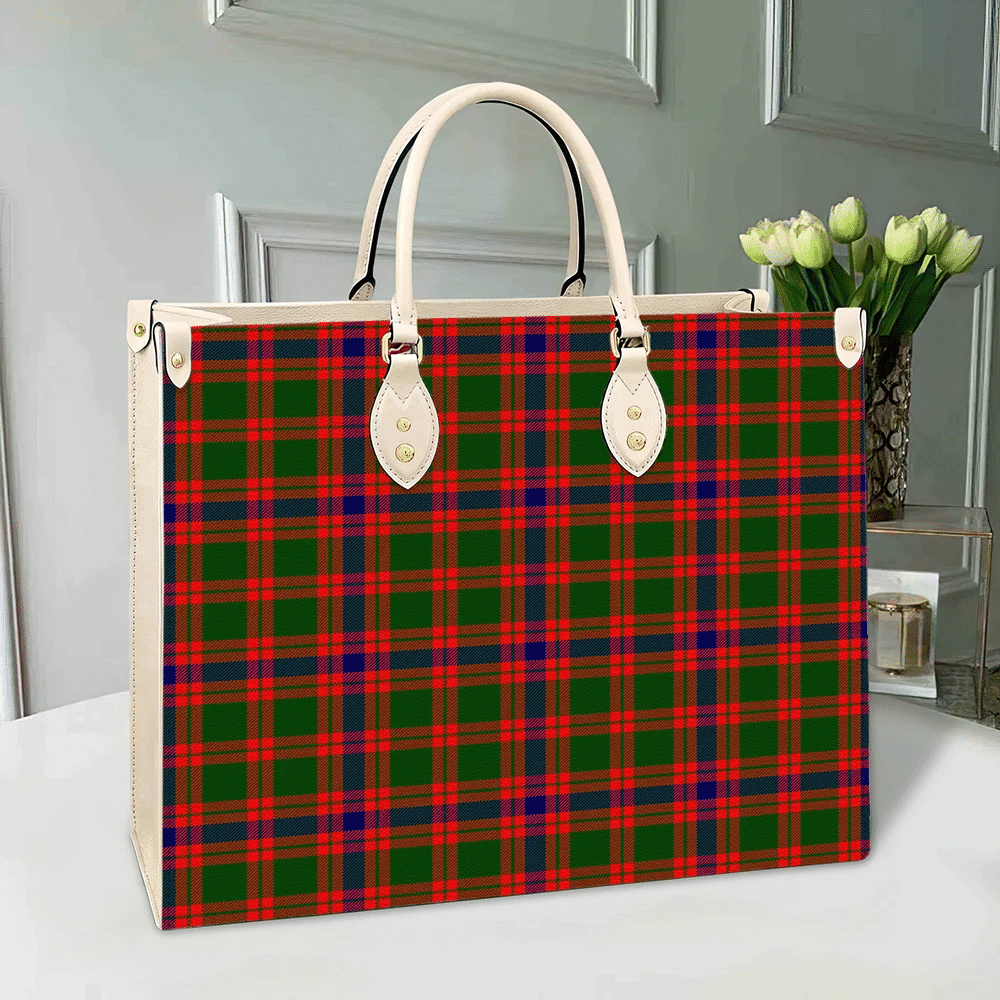 Skene Modern Tartan Leather Bag