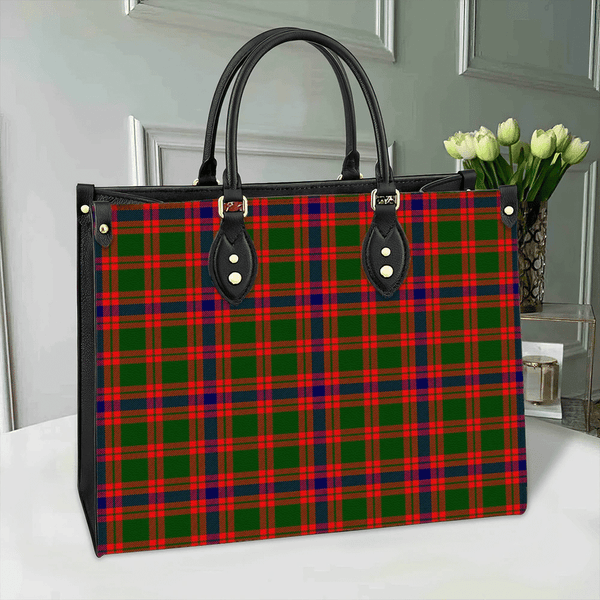 Skene Modern Tartan Leather Bag