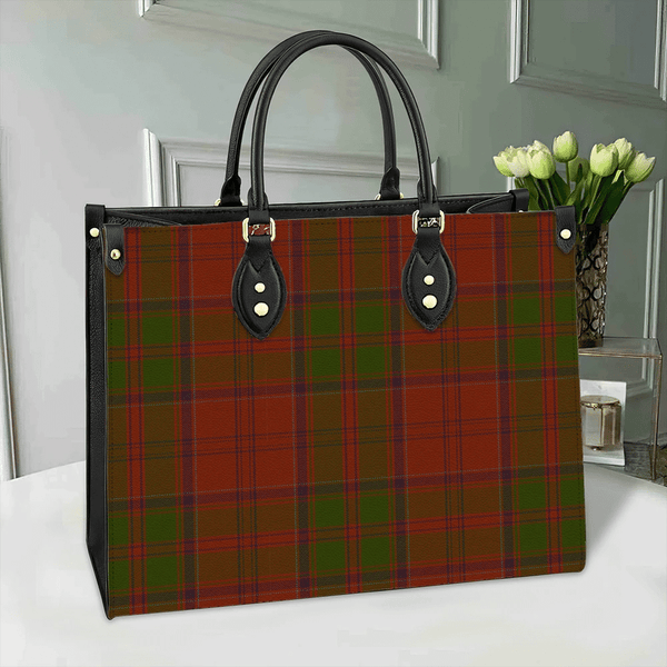 Drummond Clan Tartan Leather Bag