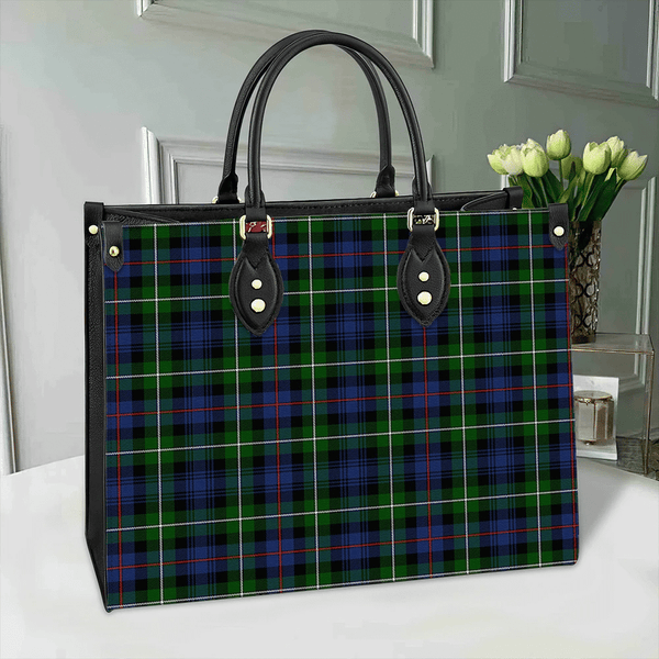 MacKenzie Modern Tartan Leather Bag