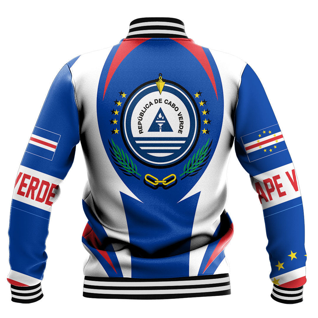 Africa Jacket - Cape Verde Action Flag Baseball Jacket