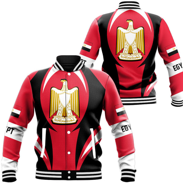 Africa Jacket - Egypt Action Flag Baseball Jacket