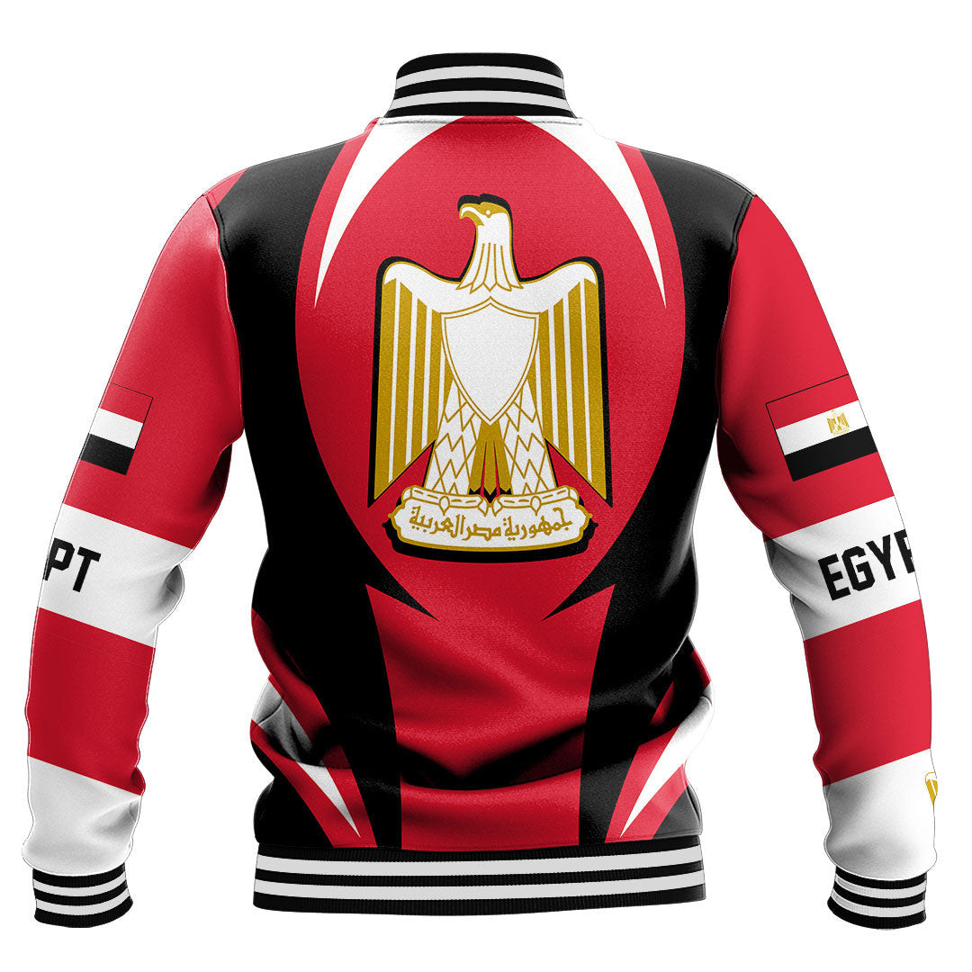 Africa Jacket - Egypt Action Flag Baseball Jacket