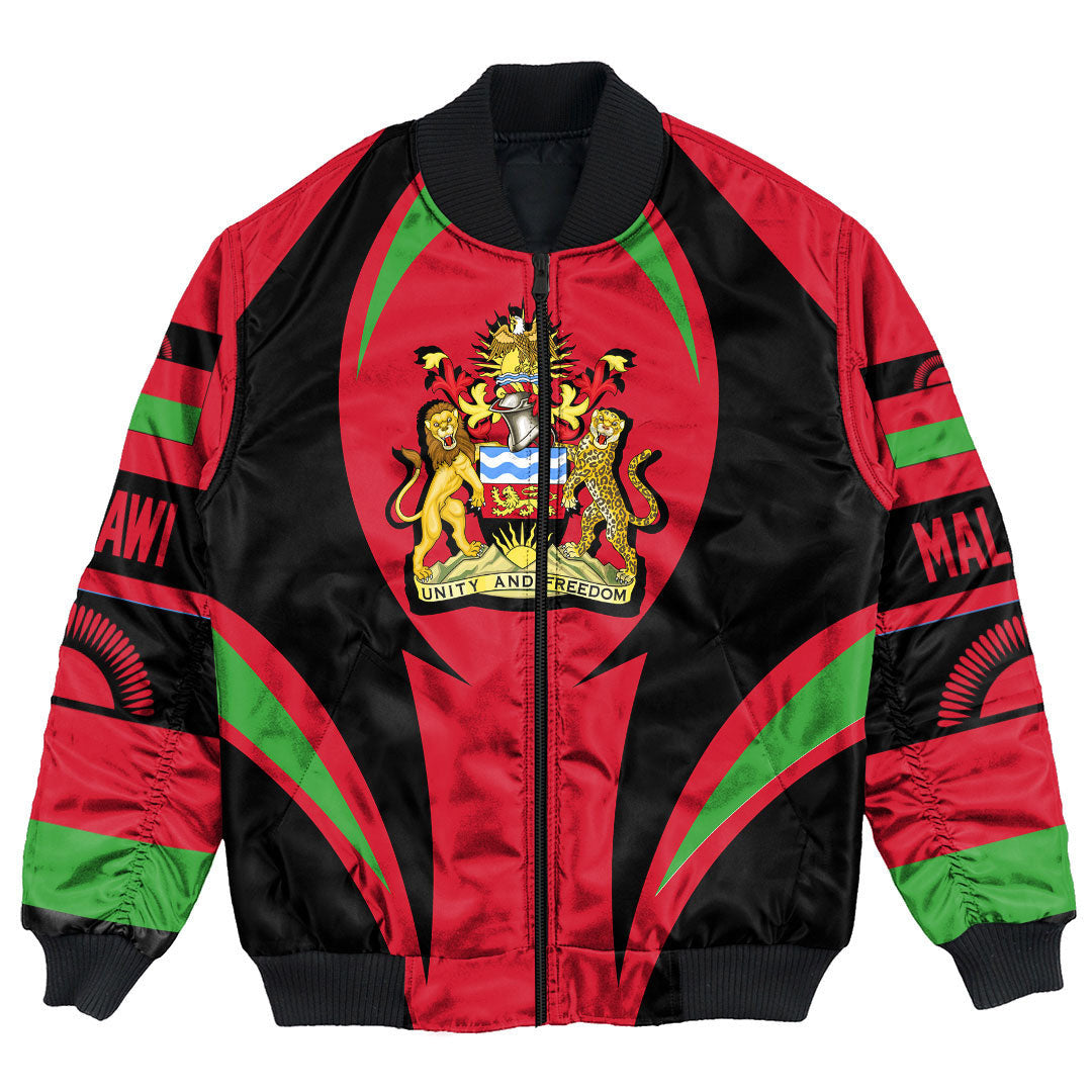 Malawi Action Falg Bomber Jacket