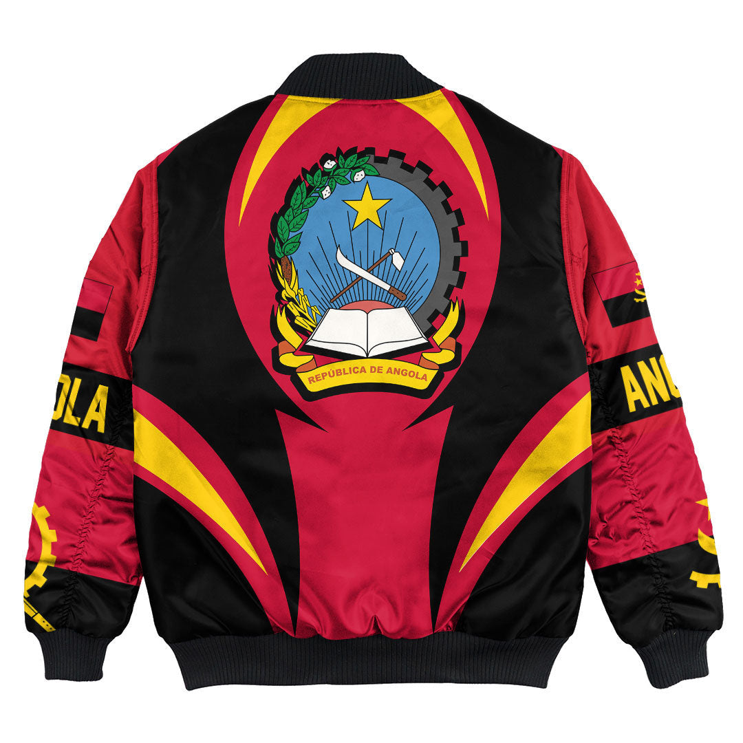 Angola Action Falg Bomber Jacket