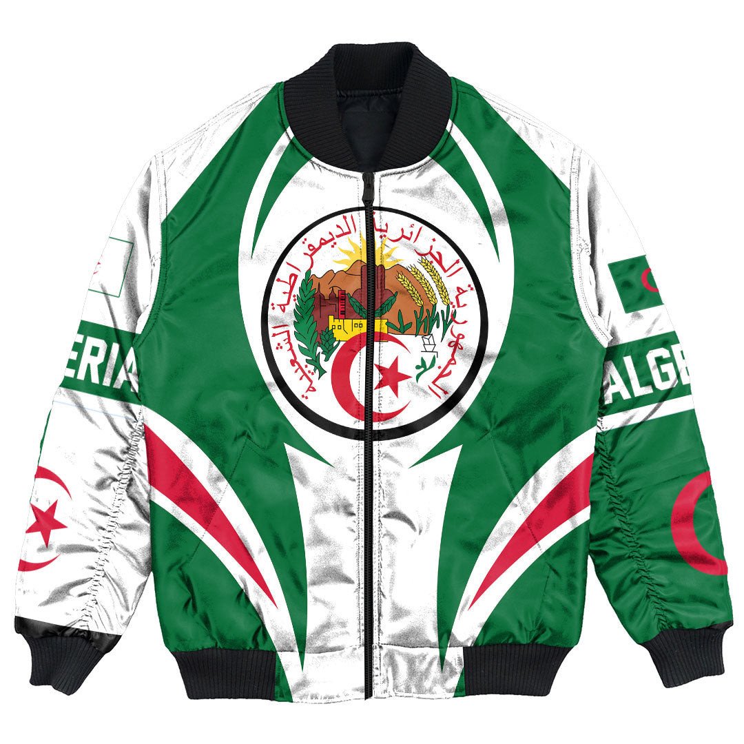 Algeria Action Falg Bomber Jacket