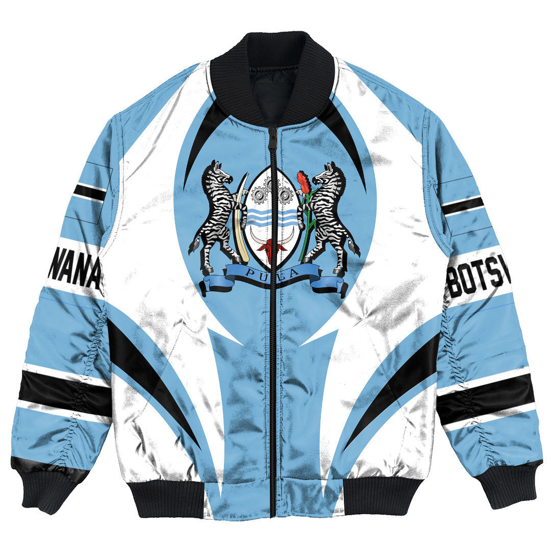 Botswana Action Falg Bomber Jacket