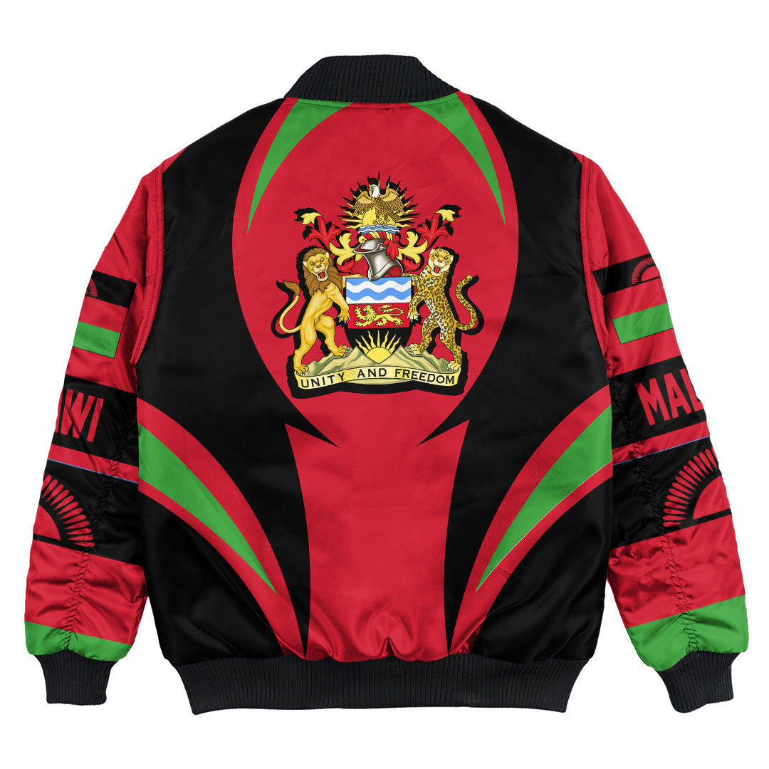 Malawi Action Falg Bomber Jacket