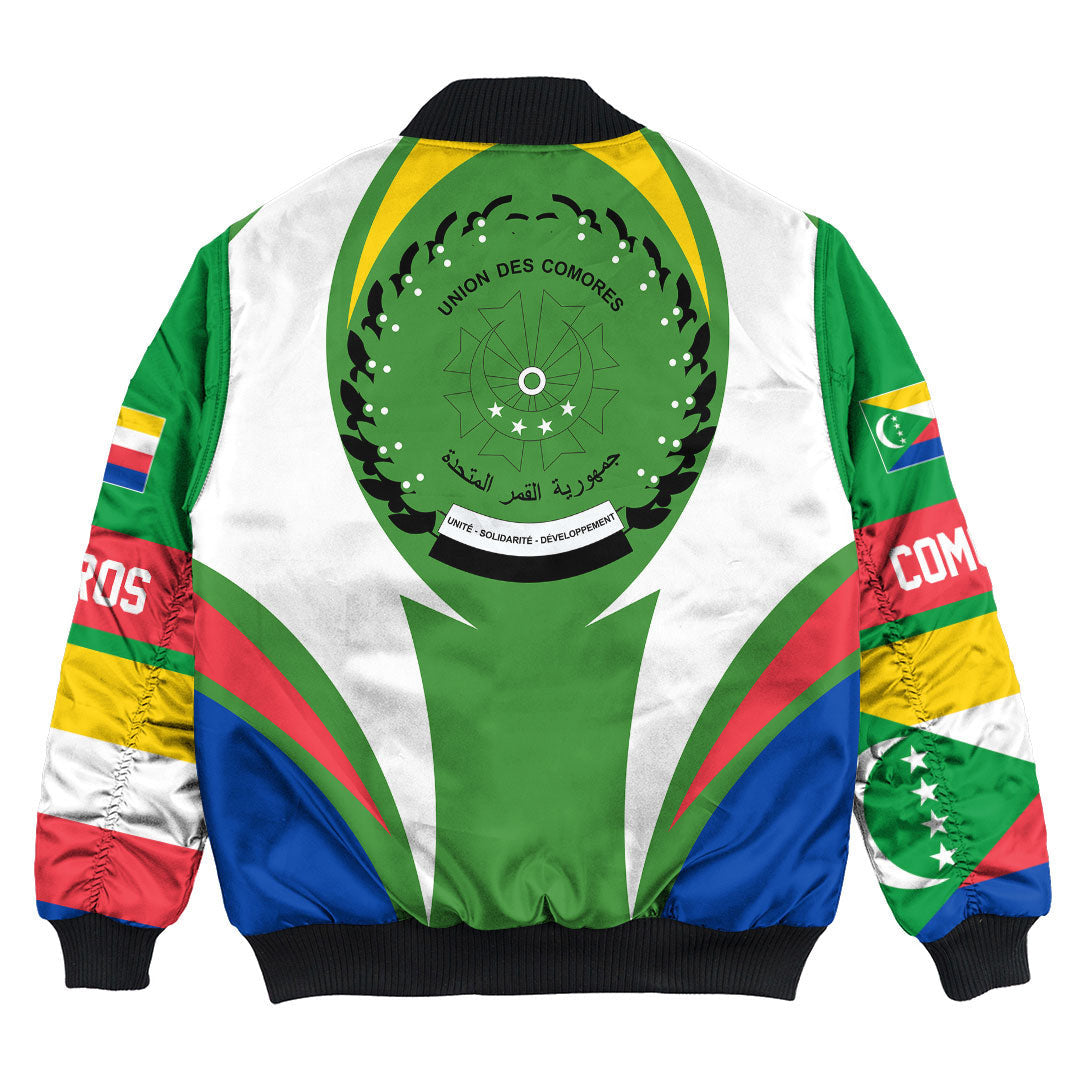 Comoros Action Falg Bomber Jacket