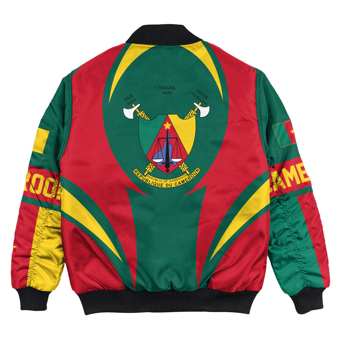 Cameroon Action Falg Bomber Jacket