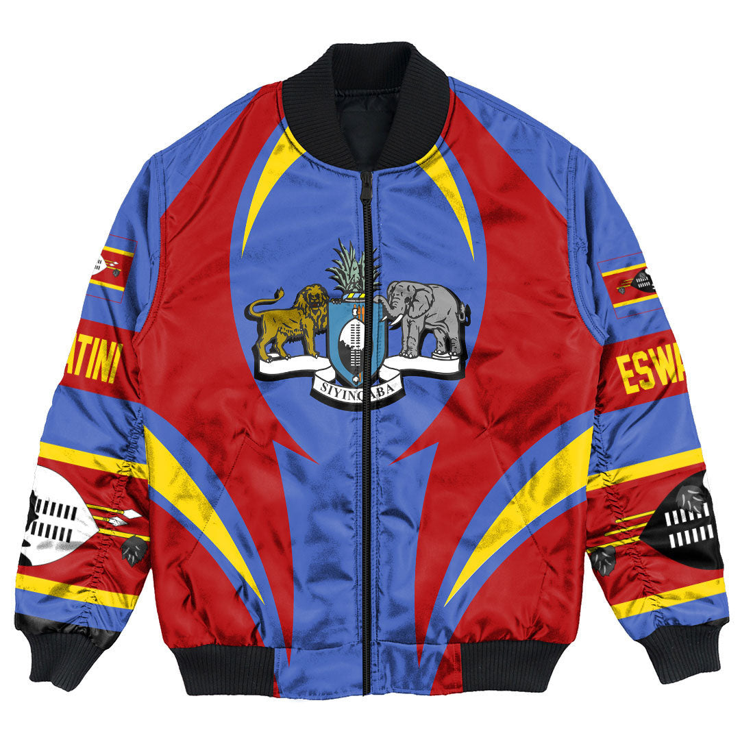 Eswatini Action Falg Bomber Jacket