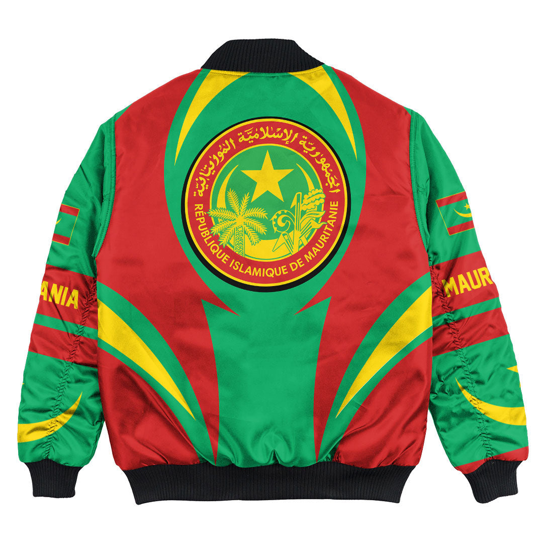 Mauritania Action Falg Bomber Jacket